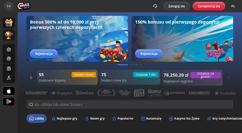 Brucebet Casino Brucebet Casino opinie
