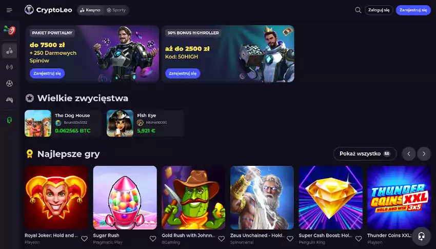 CryptoLeo kasyno CryptoLeo Casino opinie