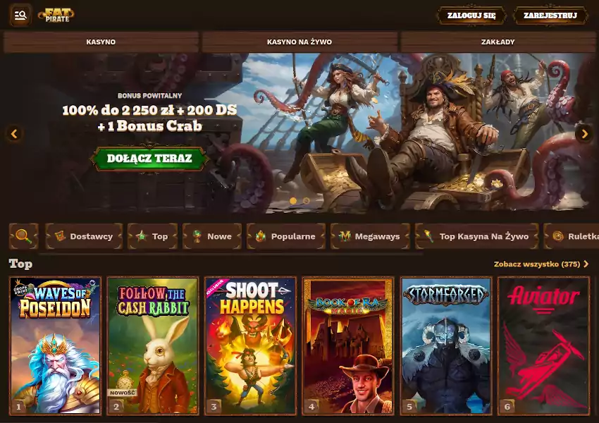 Fatpirate Casino Fatpirate Casino Opinie