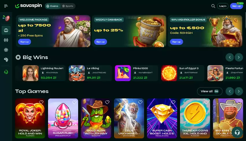 Savaspin Casino Savaspin Casino Opinie