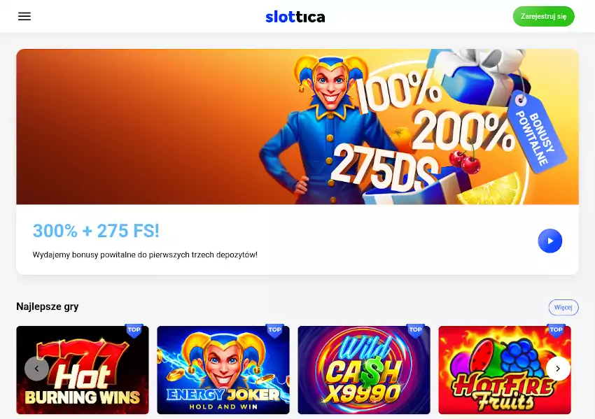 Slottica Casino Slottica Casino Opinie