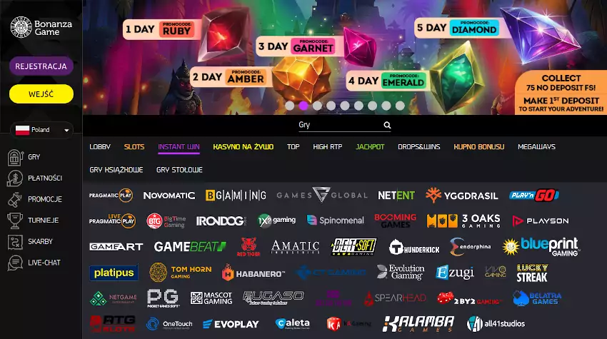 Bonanza Game Casino Bonanza Game Casino Opinie